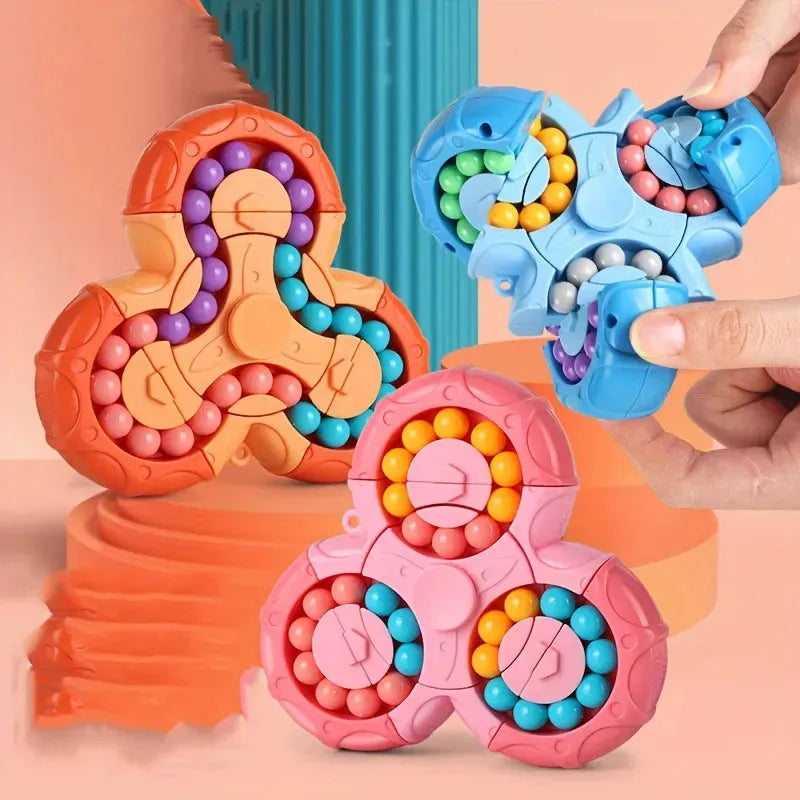 Magic Bean Puzzle Toy, Rotating Magic Bean Cube&Fidget Spinner Toys 2-in-1, Magic Ball Brain Teaser STEM Game, Gift For Kids Boys Girls, Teens And Adult For Birthday Christmas New Year - Bellarte Enchanté Magic Bean Puzzle Toy, Rotating Magic Bean Cube&Fidget Spinner Toys 2-in-1, Magic Ball Brain Teaser STEM Game, Gift For Kids Boys Girls, Teens And Adult For Birthday Christmas New Year
