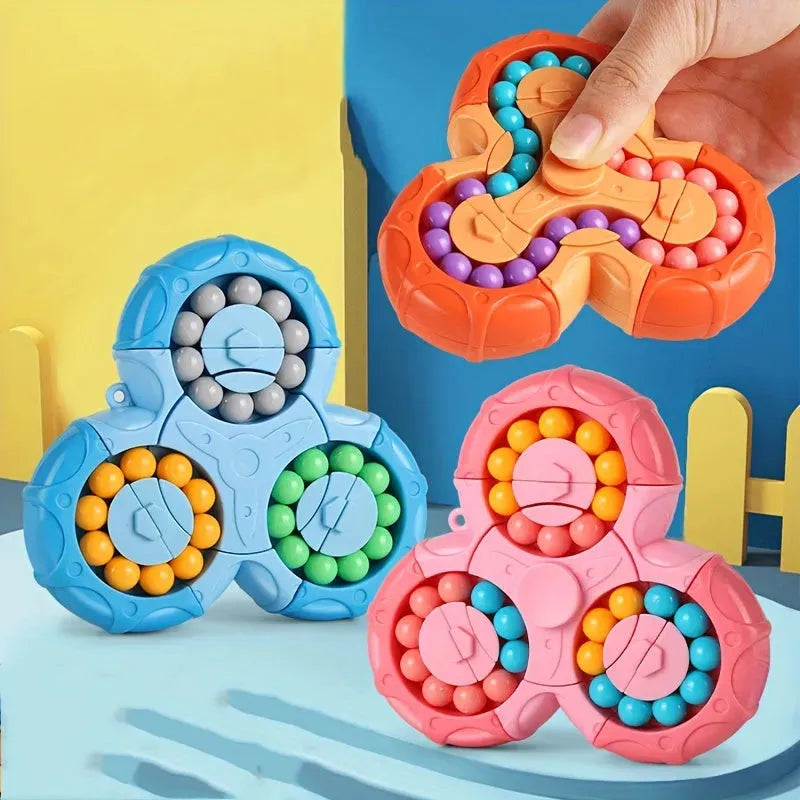 Magic Bean Puzzle Toy, Rotating Magic Bean Cube&Fidget Spinner Toys 2-in-1, Magic Ball Brain Teaser STEM Game, Gift For Kids Boys Girls, Teens And Adult For Birthday Christmas New Year - Bellarte Enchanté Magic Bean Puzzle Toy, Rotating Magic Bean Cube&Fidget Spinner Toys 2-in-1, Magic Ball Brain Teaser STEM Game, Gift For Kids Boys Girls, Teens And Adult For Birthday Christmas New Year