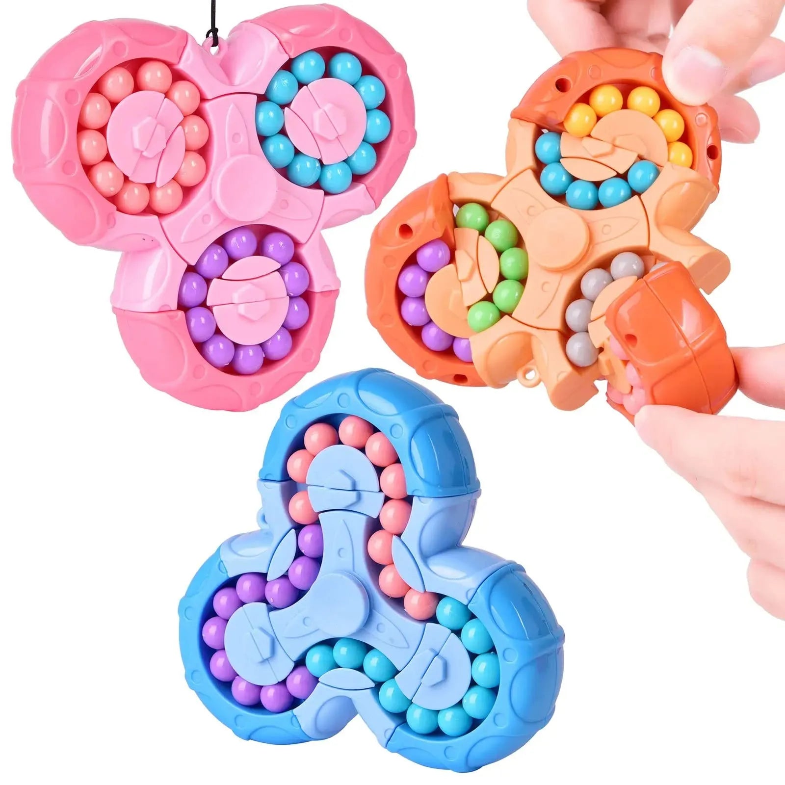Magic Bean Puzzle Toy, Rotating Magic Bean Cube&Fidget Spinner Toys 2-in-1, Magic Ball Brain Teaser STEM Game, Gift For Kids Boys Girls, Teens And Adult For Birthday Christmas New Year - Bellarte Enchanté Magic Bean Puzzle Toy, Rotating Magic Bean Cube&Fidget Spinner Toys 2-in-1, Magic Ball Brain Teaser STEM Game, Gift For Kids Boys Girls, Teens And Adult For Birthday Christmas New Year