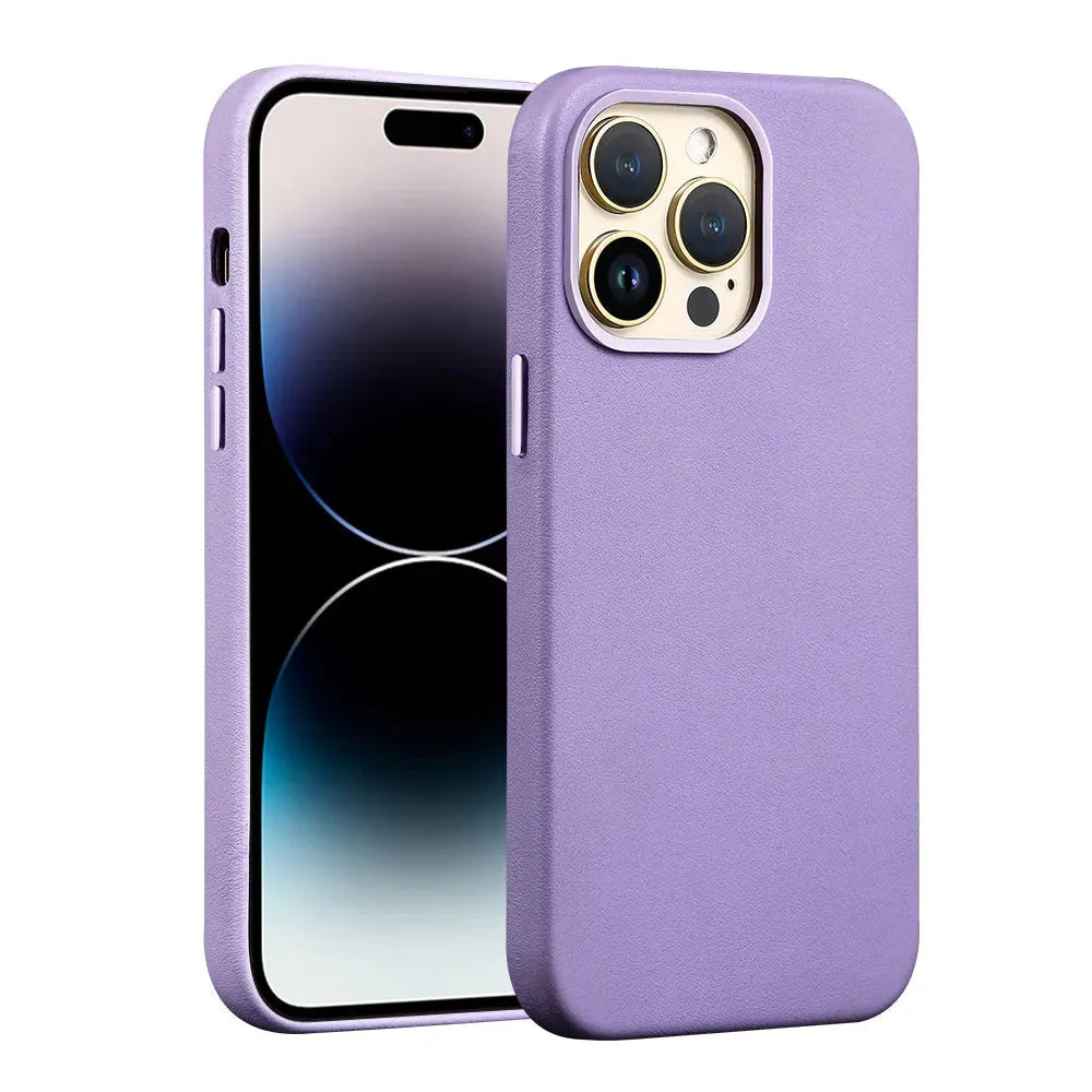 Magnetic Absorbing Leather Phone Case - Bellarte Enchanté Magnetic Absorbing Leather Phone Case