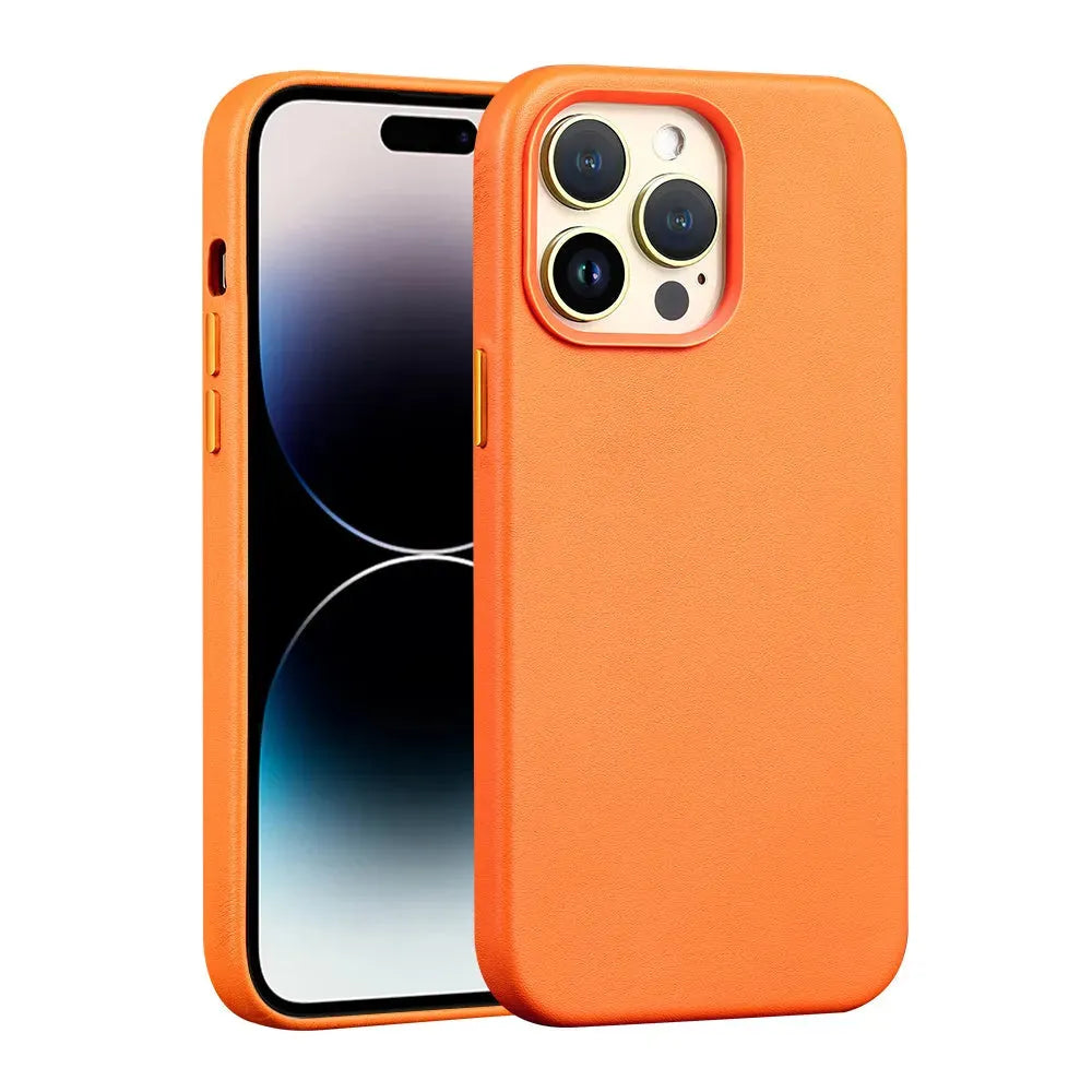 Magnetic Absorbing Leather Phone Case - Bellarte Enchanté Magnetic Absorbing Leather Phone Case