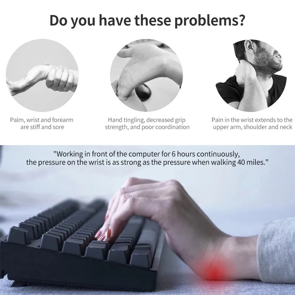 Magnetic Levitation Wrist Rest Suspended Wrist Pad Decompression Wrist Rest Ergonomic Design Memory Foam Wrist Protection Pad - Bellarte Enchanté Magnetic Levitation Wrist Rest Suspended Wrist Pad Decompression Wrist Rest Ergonomic Design Memory Foam Wrist Protection Pad
