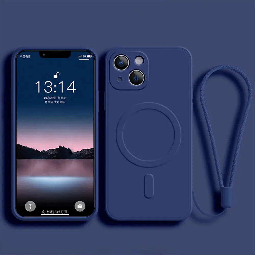 Magnetic Liquid Silicone Drop-proof Soft Shell Protector - Bellarte Enchanté Magnetic Liquid Silicone Drop-proof Soft Shell Protector