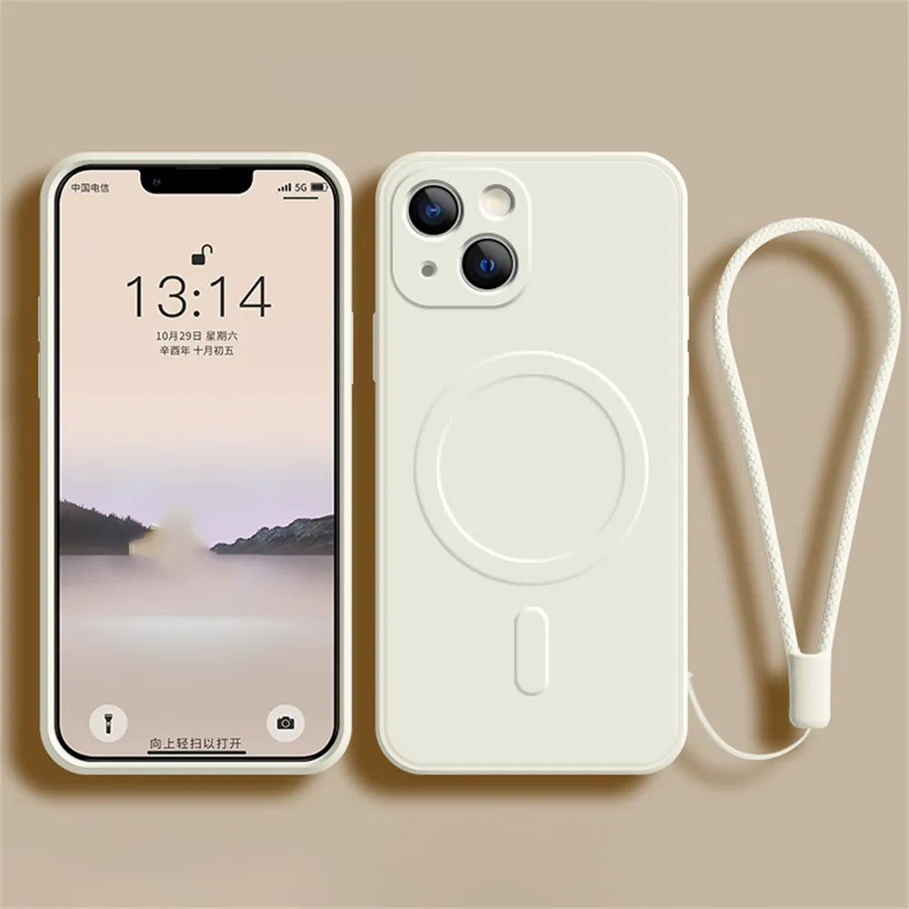 Magnetic Liquid Silicone Drop-proof Soft Shell Protector - Bellarte Enchanté Magnetic Liquid Silicone Drop-proof Soft Shell Protector