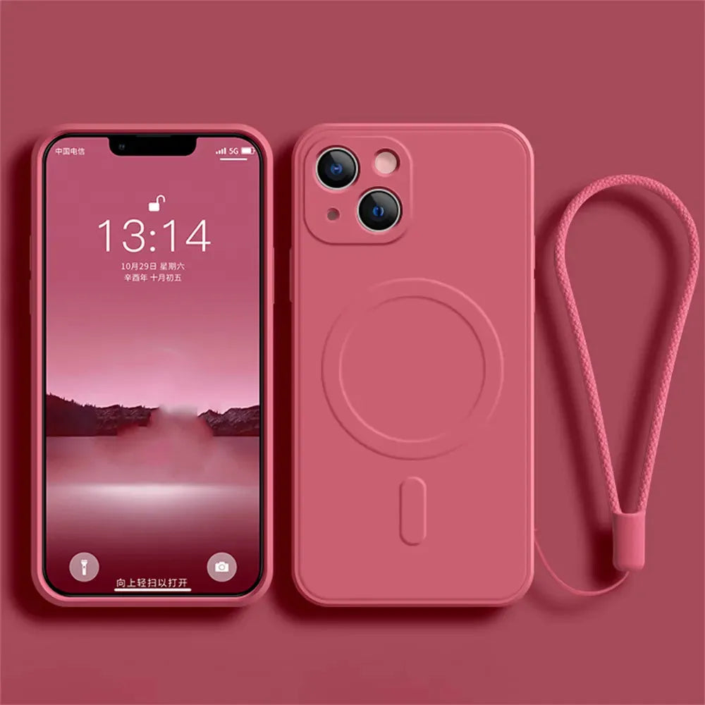 Magnetic Liquid Silicone Drop-proof Soft Shell Protector - Bellarte Enchanté Magnetic Liquid Silicone Drop-proof Soft Shell Protector