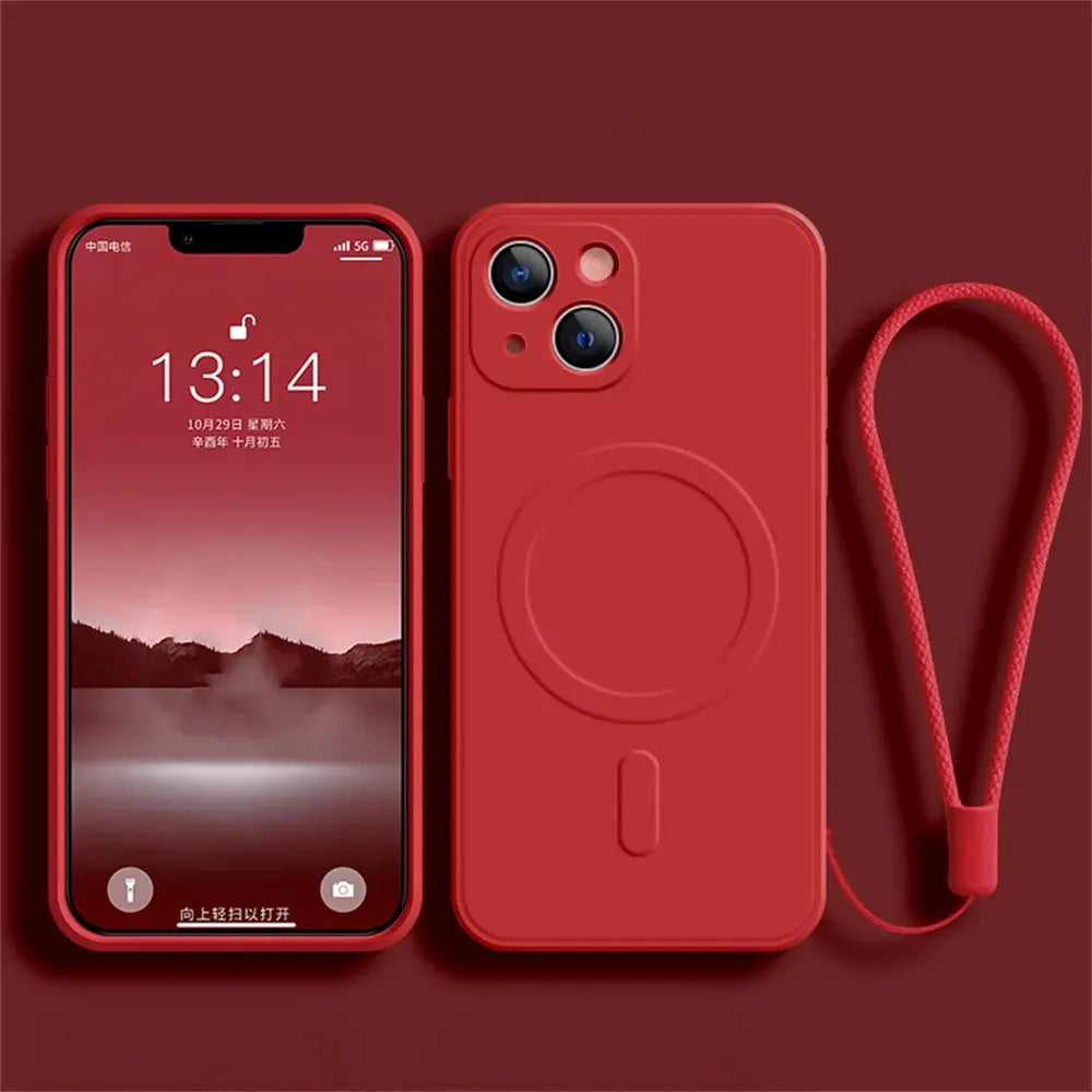 Magnetic Liquid Silicone Drop-proof Soft Shell Protector - Bellarte Enchanté Magnetic Liquid Silicone Drop-proof Soft Shell Protector