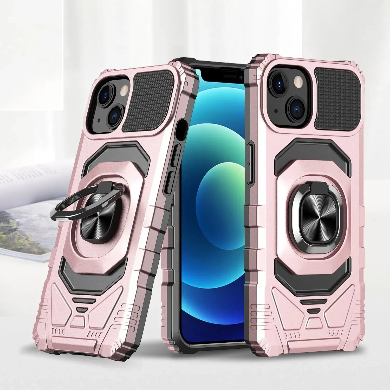 Magnetic Ring 2-in-1 Shockproof Phone Case - Bellarte Enchanté Magnetic Ring 2-in-1 Shockproof Phone Case