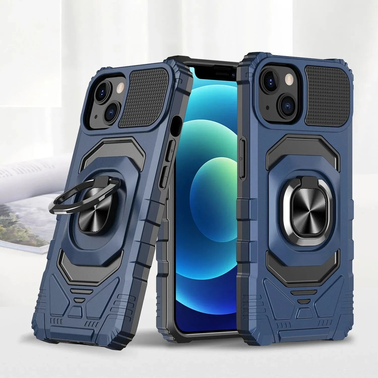 Magnetic Ring 2-in-1 Shockproof Phone Case - Bellarte Enchanté Magnetic Ring 2-in-1 Shockproof Phone Case