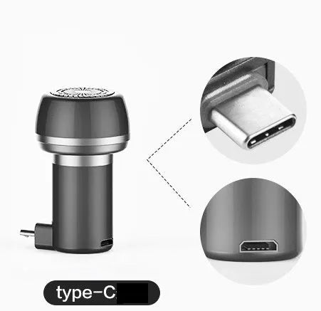 Magnetically absorbed mini-mobile shaver depilator facial, axillary, leg, whole body shaver - Bellarte Enchanté Magnetically absorbed mini-mobile shaver depilator facial, axillary, leg, whole body shaver