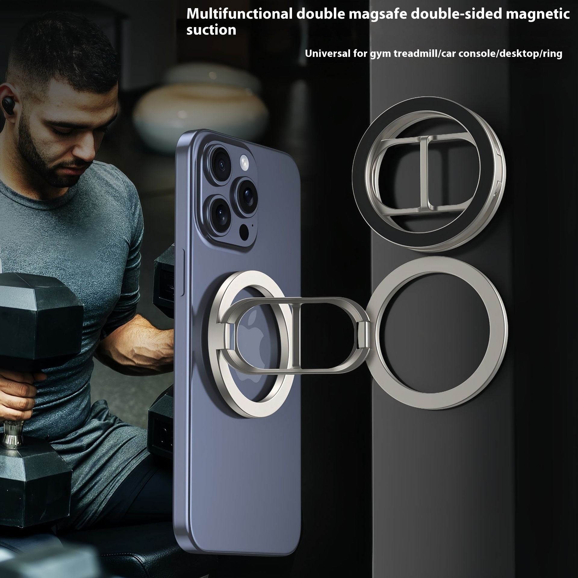Magsafe Double-sided Magnetic Phone Holder On-board Bracket - Bellarte Enchanté Magsafe Double-sided Magnetic Phone Holder On-board Bracket