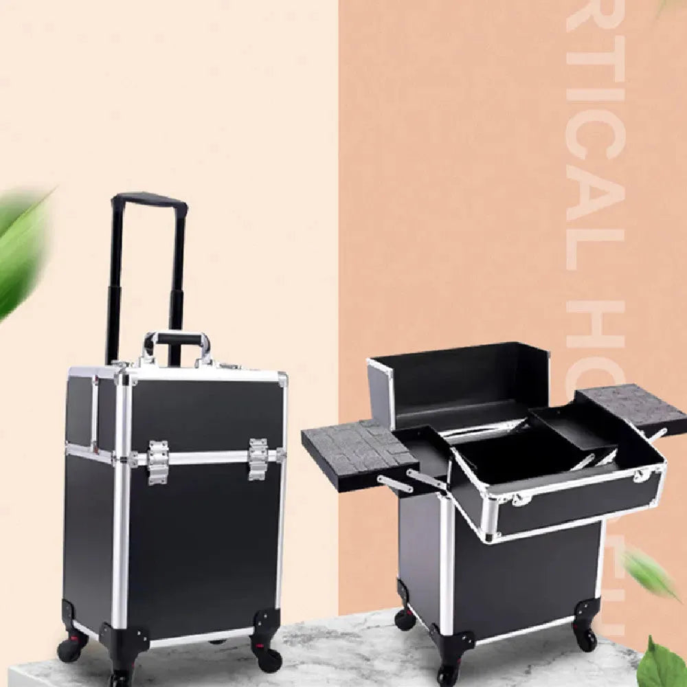 Make-up And Make-up Artist Trolley Storage Toolbox - Bellarte Enchanté Make-up And Make-up Artist Trolley Storage Toolbox