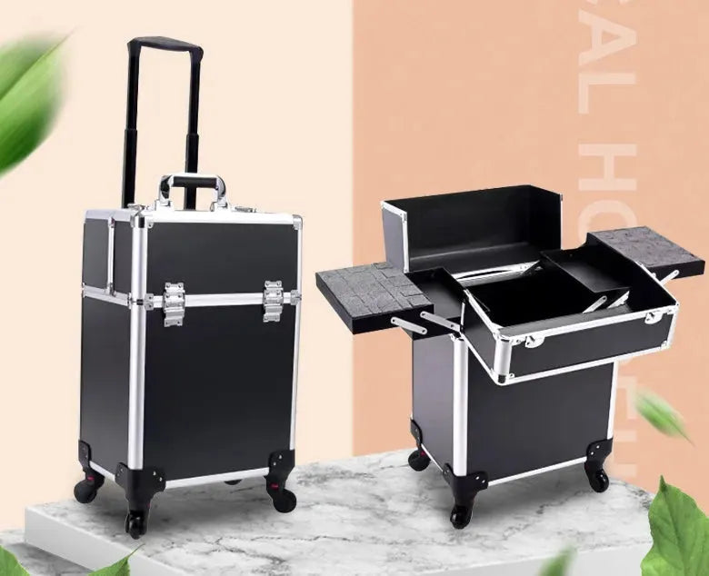 Make-up And Make-up Artist Trolley Storage Toolbox - Bellarte Enchanté Make-up And Make-up Artist Trolley Storage Toolbox