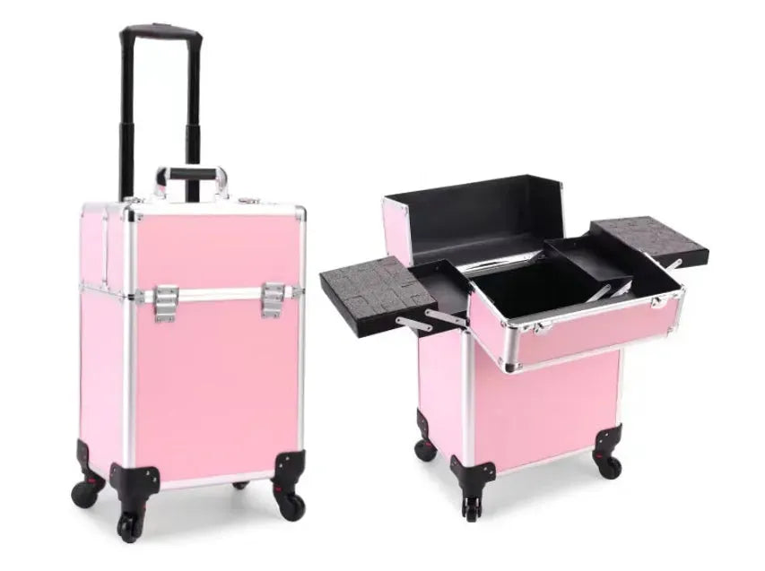 Make-up And Make-up Artist Trolley Storage Toolbox - Bellarte Enchanté Make-up And Make-up Artist Trolley Storage Toolbox