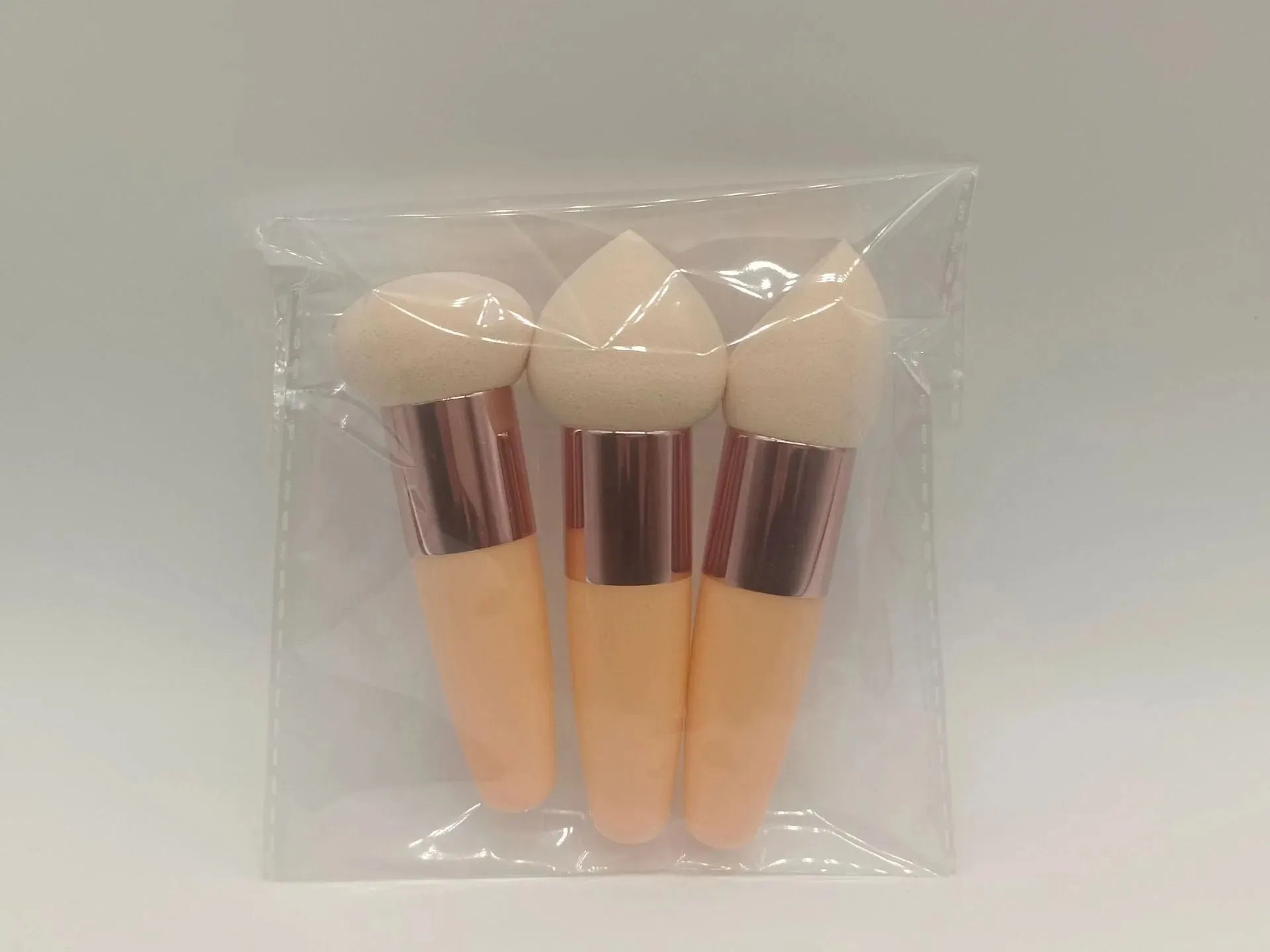 Make up Three Brushes Set Sponge - Bellarte Enchanté Make up Three Brushes Set Sponge