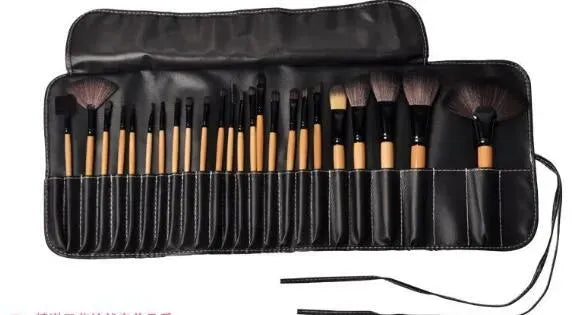 Makeup Brush Set natural Wood - Bellarte Enchanté Makeup Brush Set natural Wood
