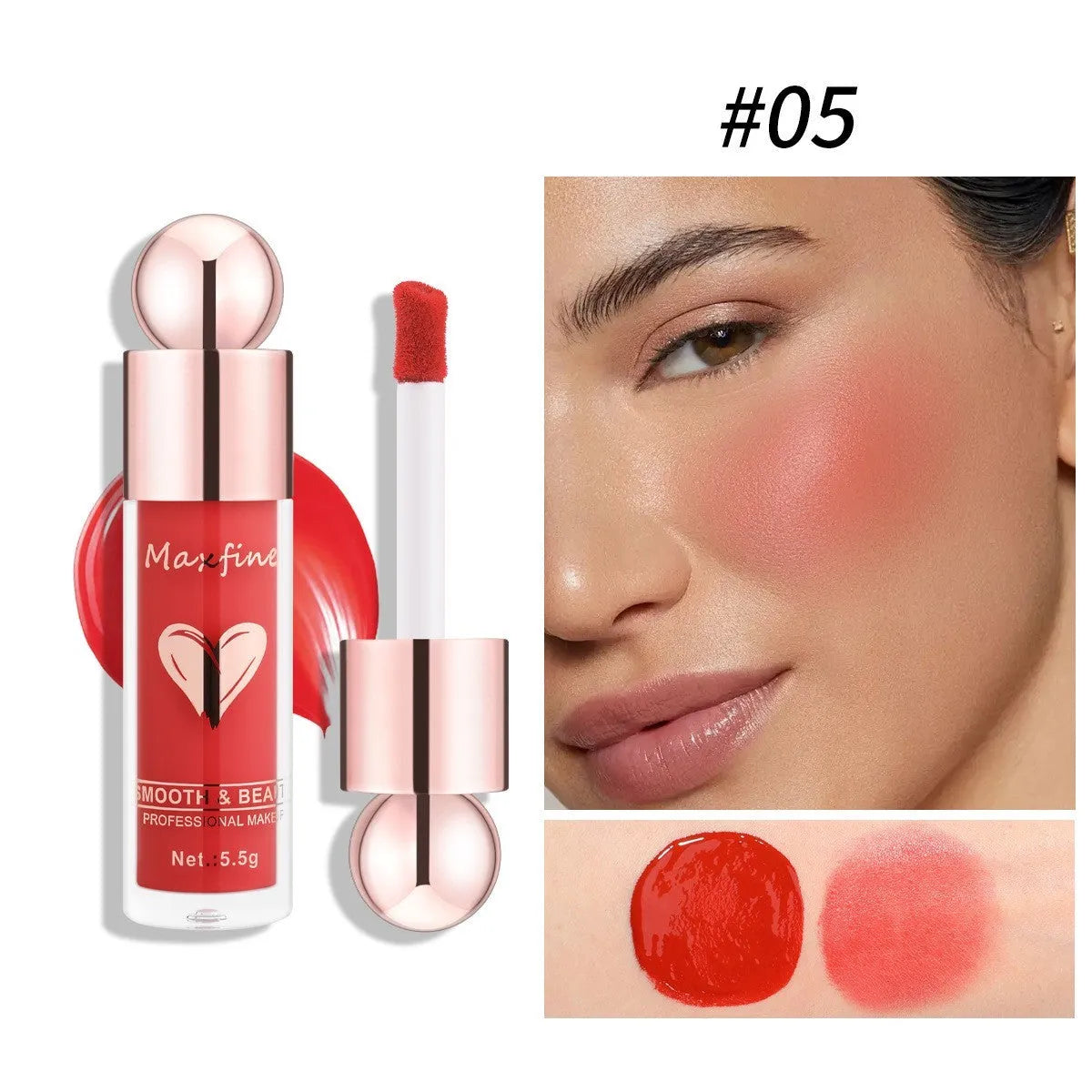 Makeup Liquid Blush Highlight Natural - Bellarte Enchanté Makeup Liquid Blush Highlight Natural