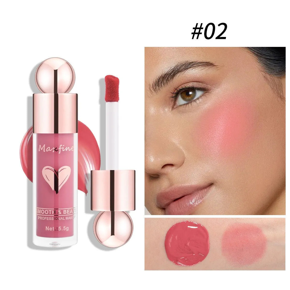 Makeup Liquid Blush Highlight Natural - Bellarte Enchanté Makeup Liquid Blush Highlight Natural