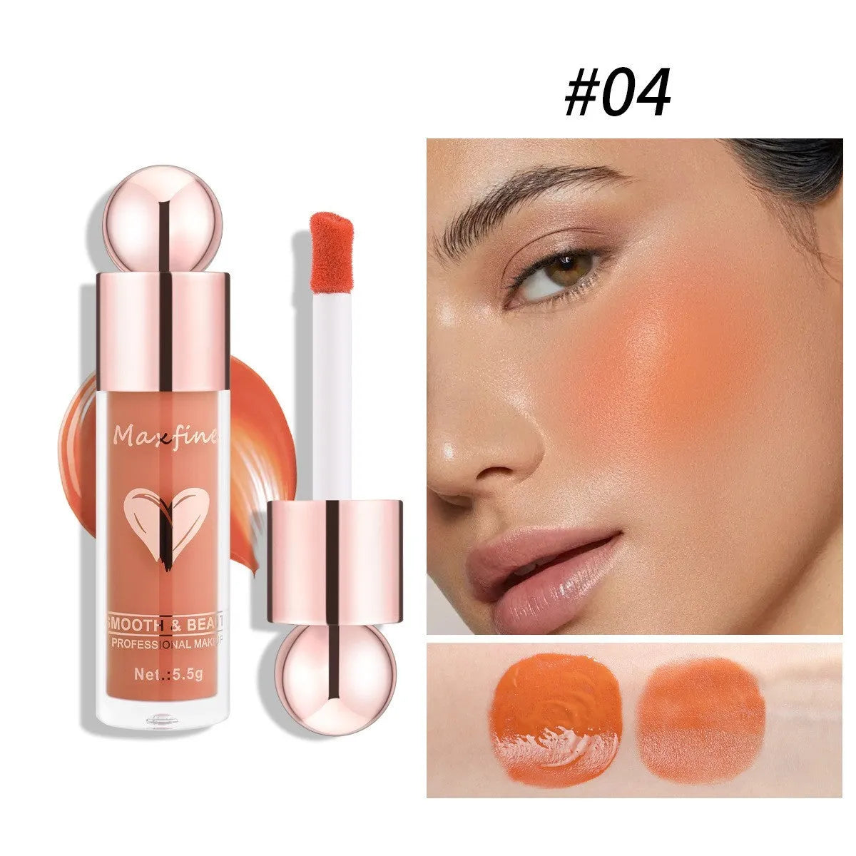 Makeup Liquid Blush Highlight Natural - Bellarte Enchanté Makeup Liquid Blush Highlight Natural