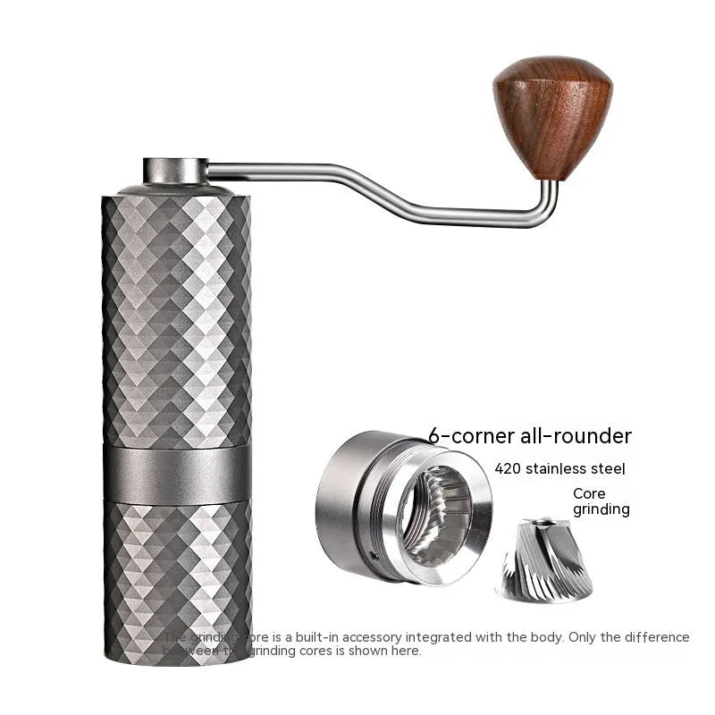 Manual Grinding Machine Diamond Coffee Bean Grinder - Bellarte Enchanté Manual Grinding Machine Diamond Coffee Bean Grinder