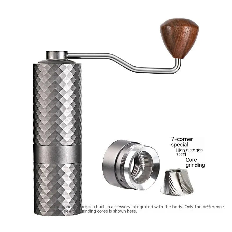 Manual Grinding Machine Diamond Coffee Bean Grinder - Bellarte Enchanté Manual Grinding Machine Diamond Coffee Bean Grinder