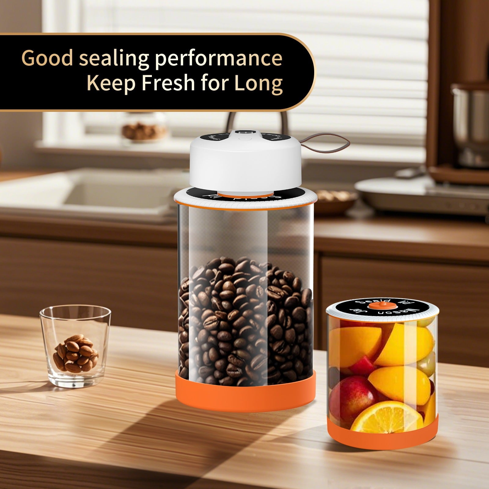 Mason Jar Sealing Machine Electric Vacuum Sealing Machine Kitchen Gadgets - Bellarte Enchanté Mason Jar Sealing Machine Electric Vacuum Sealing Machine Kitchen Gadgets