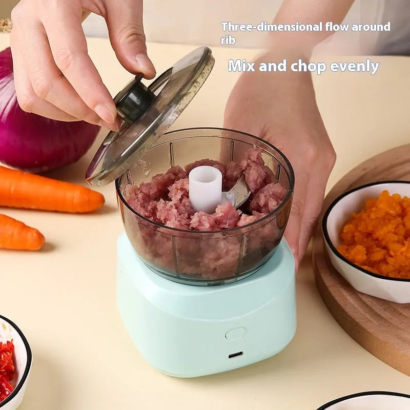 Meat Grinder Household Small Electric Multi-function Food Processor - Bellarte Enchanté Meat Grinder Household Small Electric Multi-function Food Processor