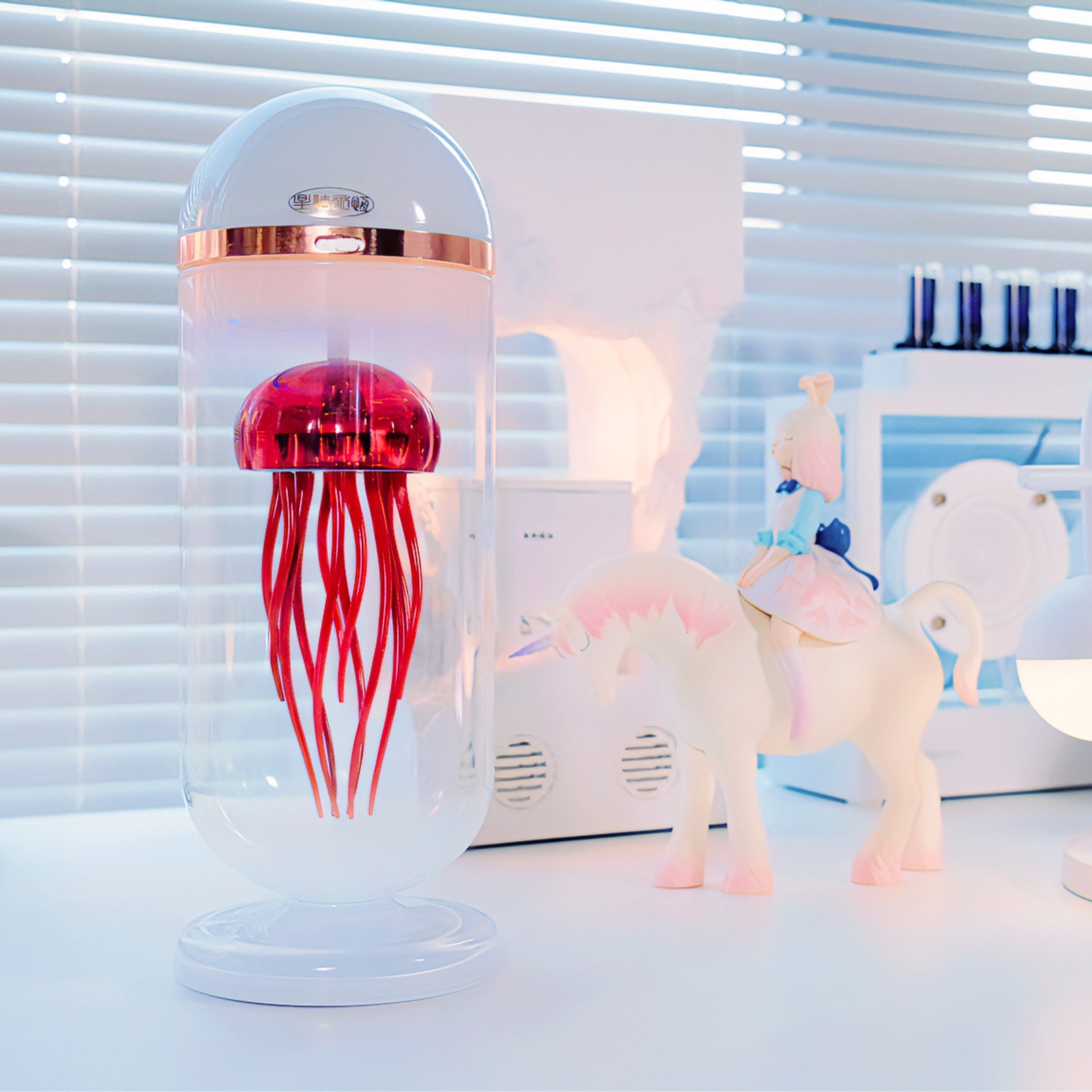 Mechanical Jellyfish Dance Creative Decoration Metal Dynamic Technology Tide Play Desktop - Bellarte Enchanté Mechanical Jellyfish Dance Creative Decoration Metal Dynamic Technology Tide Play Desktop