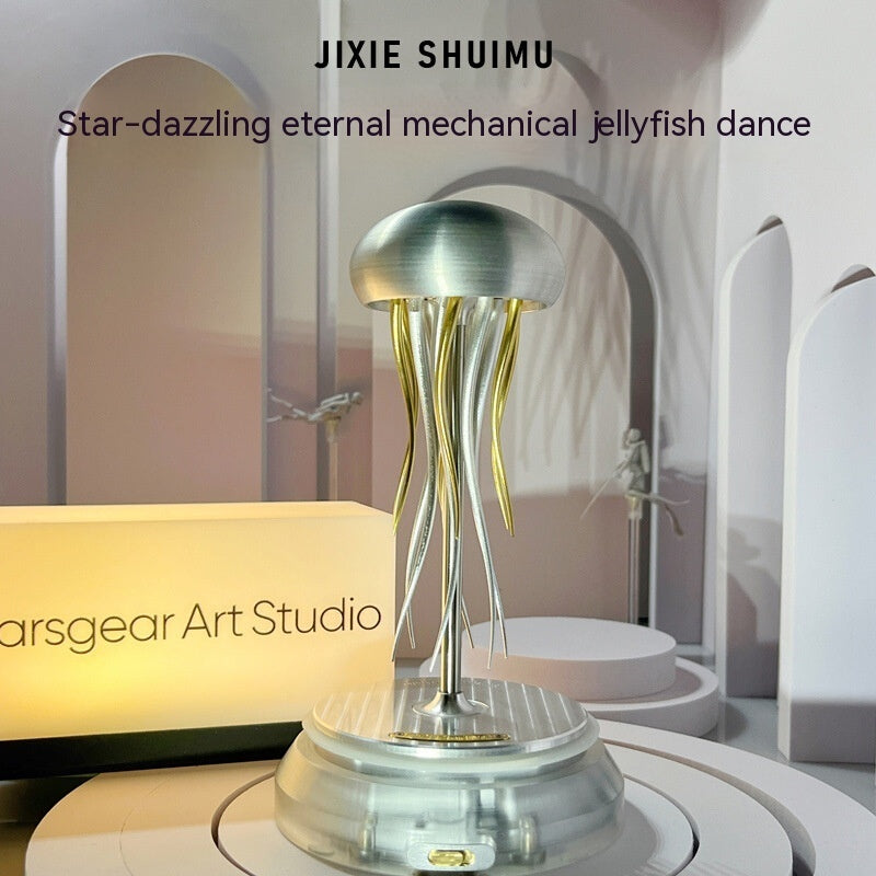 Mechanical Jellyfish Dance Creative Decoration Metal Dynamic Technology Tide Play Desktop - Bellarte Enchanté Mechanical Jellyfish Dance Creative Decoration Metal Dynamic Technology Tide Play Desktop