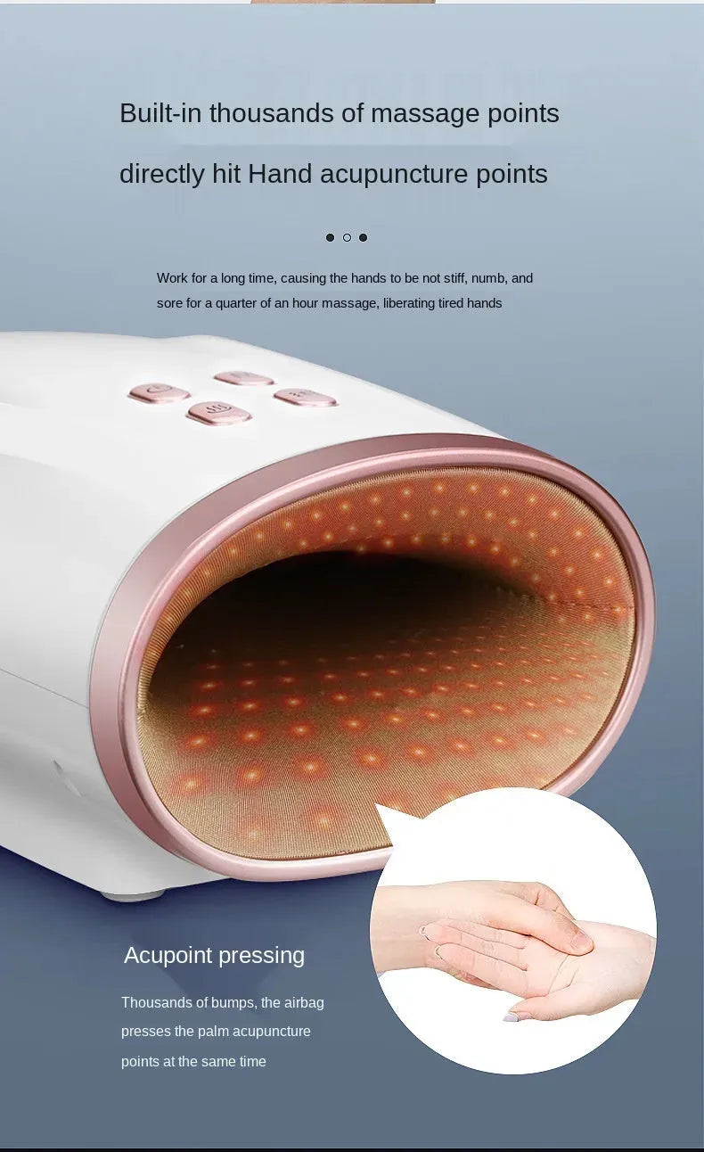 Mechanical Smart Tapping Hand Wireless Hand Massager - Bellarte Enchanté Mechanical Smart Tapping Hand Wireless Hand Massager