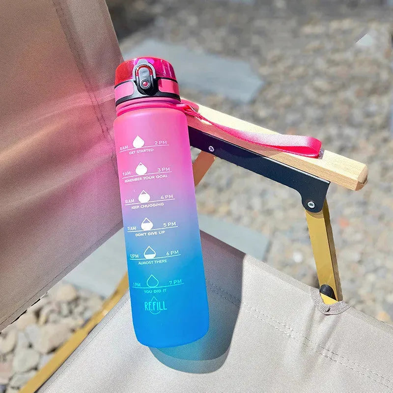 Men And Women Fashion Sports Outdoor Pop-up Cover Portable Plastic Cup - Bellarte Enchanté Men And Women Fashion Sports Outdoor Pop-up Cover Portable Plastic Cup