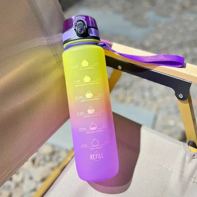 Men And Women Fashion Sports Outdoor Pop-up Cover Portable Plastic Cup - Bellarte Enchanté Men And Women Fashion Sports Outdoor Pop-up Cover Portable Plastic Cup