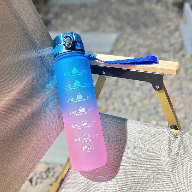 Men And Women Fashion Sports Outdoor Pop-up Cover Portable Plastic Cup - Bellarte Enchanté Men And Women Fashion Sports Outdoor Pop-up Cover Portable Plastic Cup