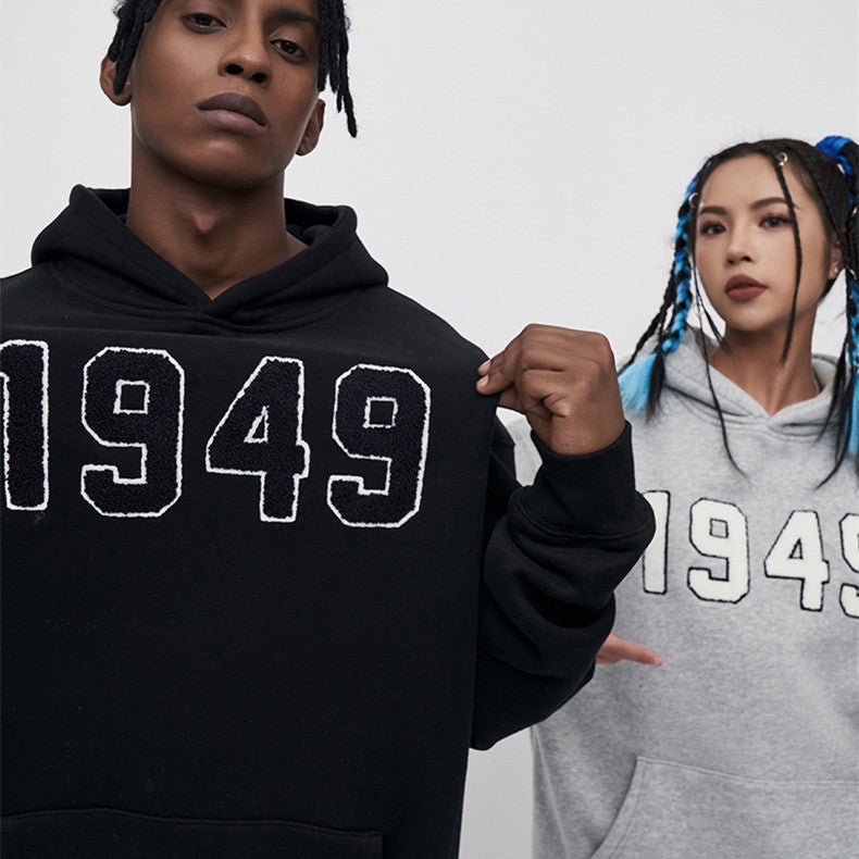 Men's And Women's Fashion Embroidered Hoodie Tops - Bellarte Enchanté Men's And Women's Fashion Embroidered Hoodie Tops