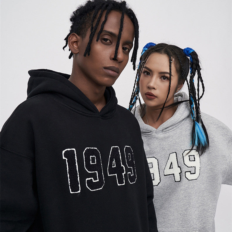 Men's And Women's Fashion Embroidered Hoodie Tops - Bellarte Enchanté Men's And Women's Fashion Embroidered Hoodie Tops