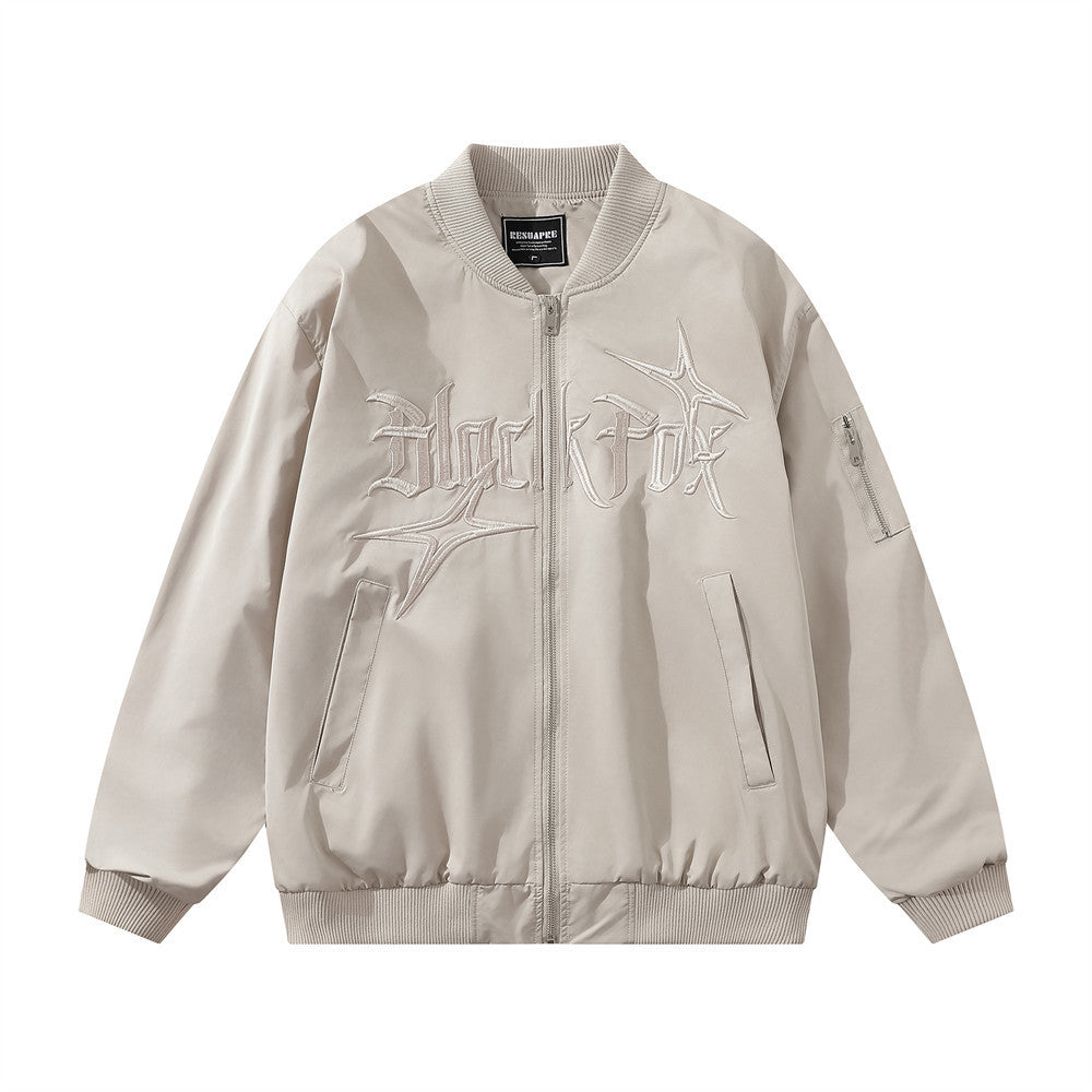 Men's Baseball Uniforms Street Fashion Pleated Sleeves - Bellarte Enchanté Men's Baseball Uniforms Street Fashion Pleated Sleeves