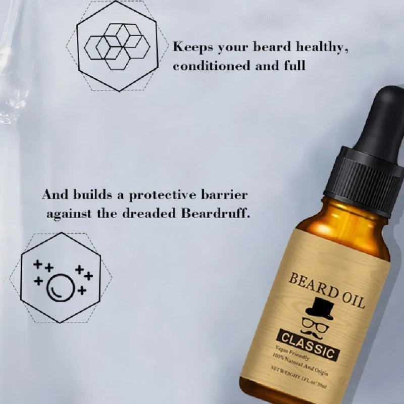 Men's Beard Care Suit Beard Oil Nourishing - Bellarte Enchanté Men's Beard Care Suit Beard Oil Nourishing