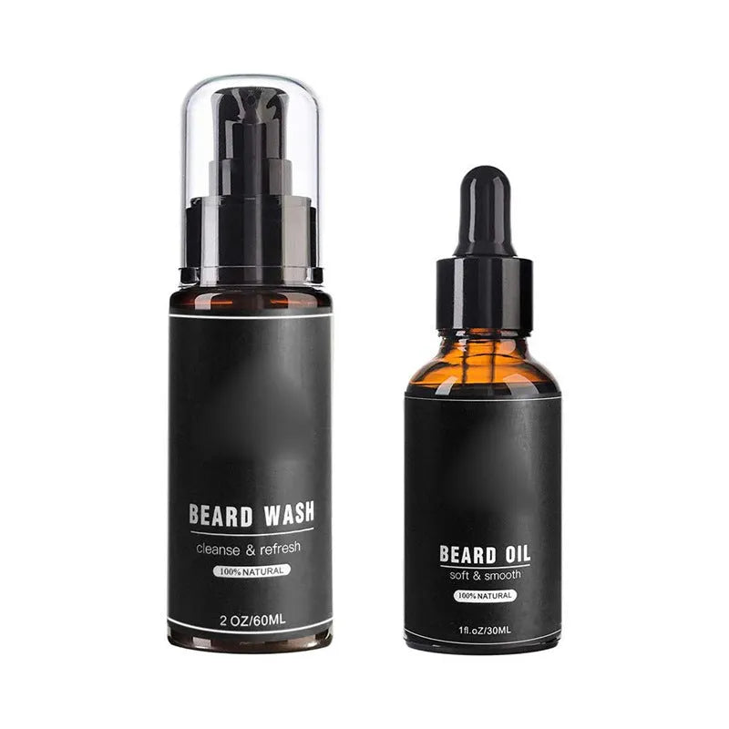Men's Beard Grooming Kit Beard Roller Cleaning Disinfectant - Bellarte Enchanté Men's Beard Grooming Kit Beard Roller Cleaning Disinfectant