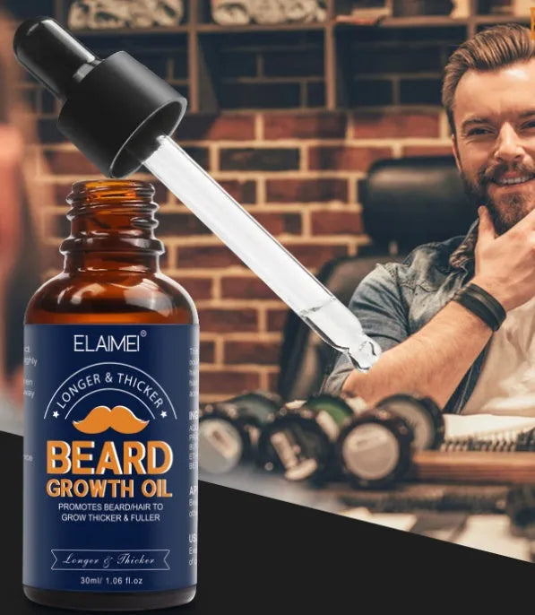 Men's Beard Growth Liquid To Maintain The Beard And Nourish - Bellarte Enchanté Men's Beard Growth Liquid To Maintain The Beard And Nourish