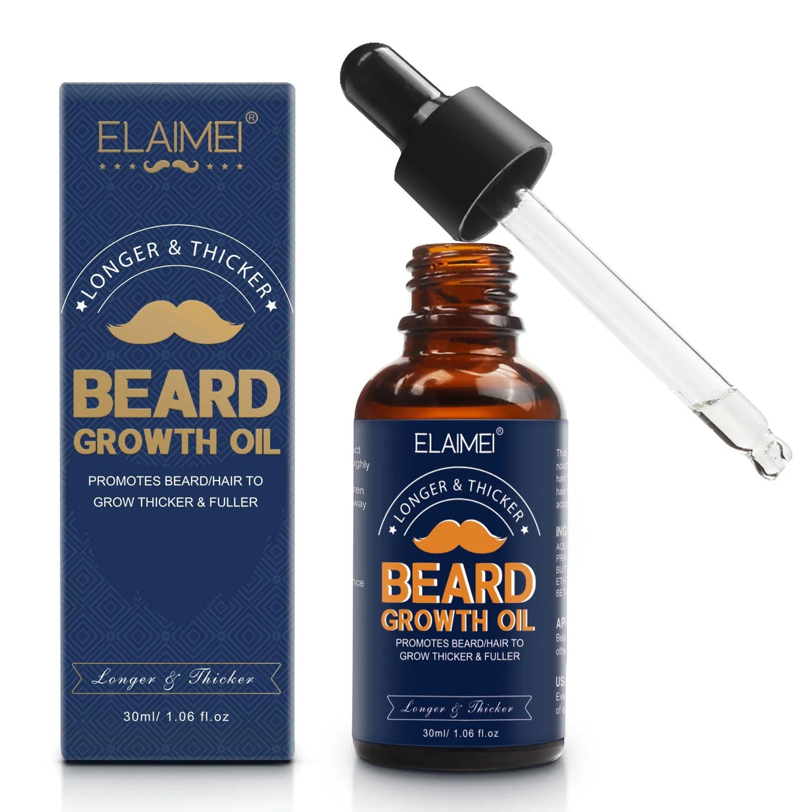 Men's Beard Growth Liquid To Maintain The Beard And Nourish - Bellarte Enchanté Men's Beard Growth Liquid To Maintain The Beard And Nourish