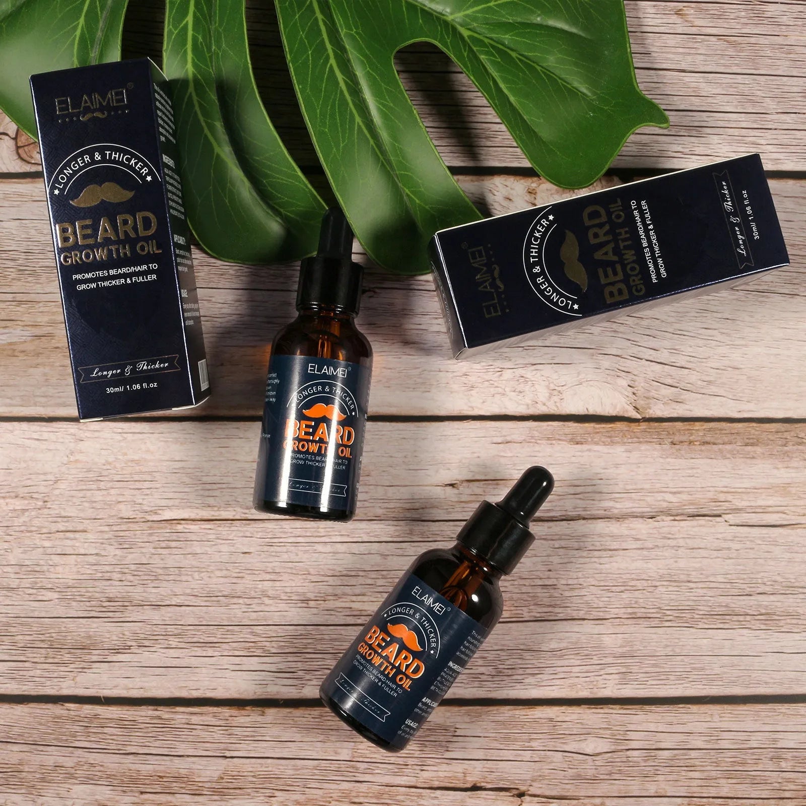 Men's Beard Growth Liquid To Maintain The Beard And Nourish - Bellarte Enchanté Men's Beard Growth Liquid To Maintain The Beard And Nourish