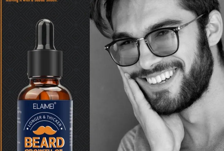 Men's Beard Growth Liquid To Maintain The Beard And Nourish - Bellarte Enchanté Men's Beard Growth Liquid To Maintain The Beard And Nourish