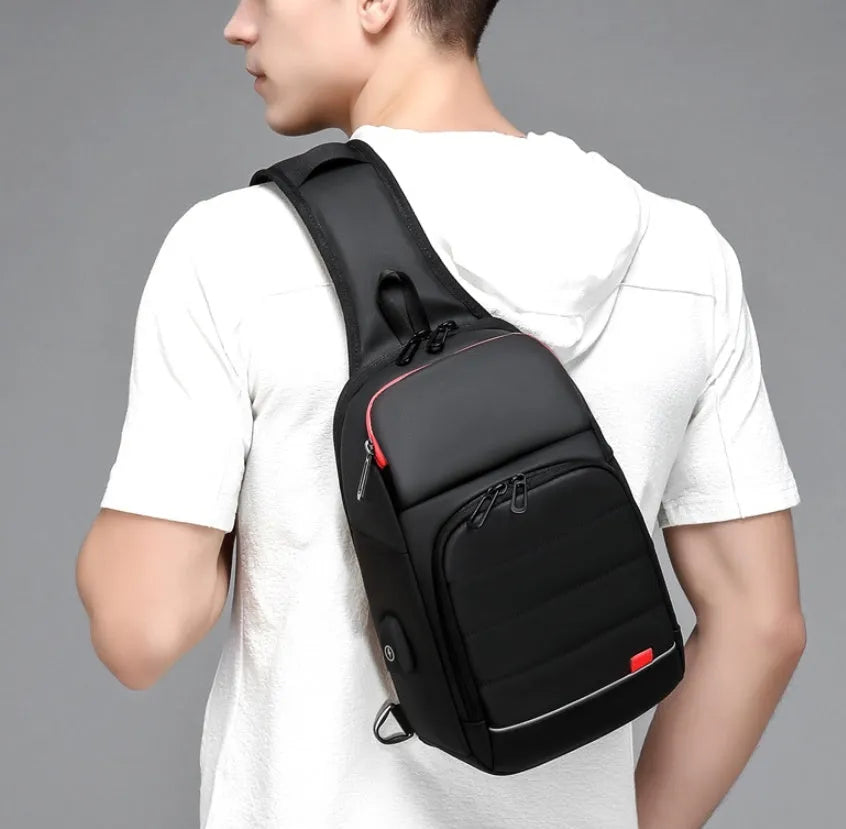 Men's Chest Bag Outdoor Leisure Shoulder Bag - Bellarte Enchanté Men's Chest Bag Outdoor Leisure Shoulder Bag