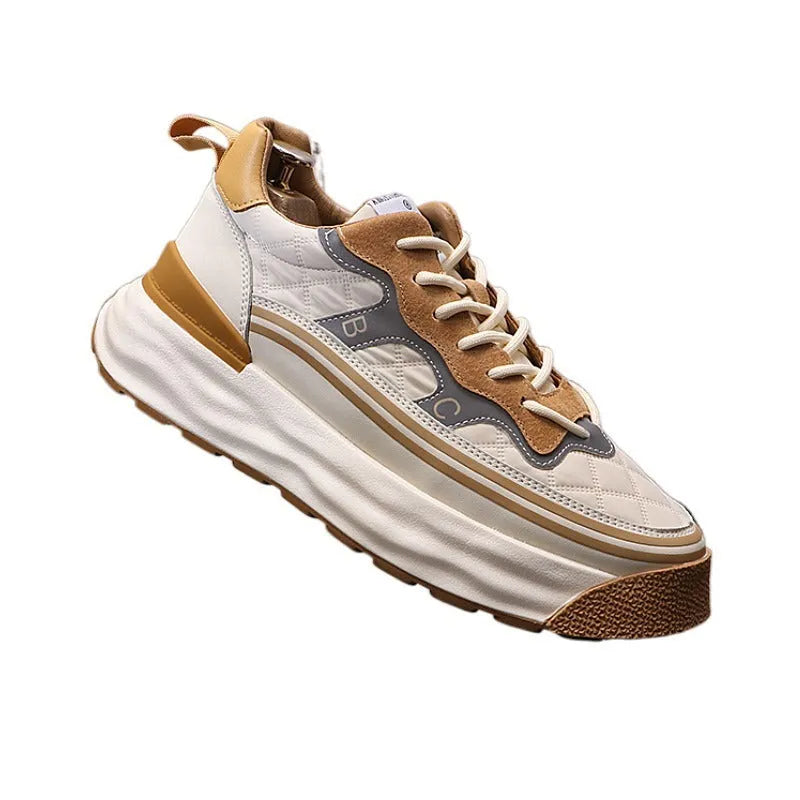 Men's Comfortable In The High Tide Sneakers Breathable Color Blocking - Bellarte Enchanté Men's Comfortable In The High Tide Sneakers Breathable Color Blocking
