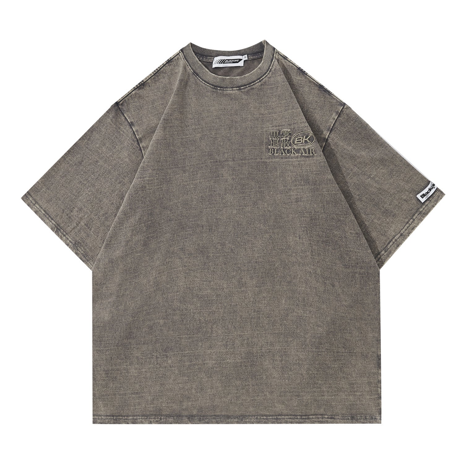 Men's Embroidered Wash Short Sleeve - Bellarte Enchanté Men's Embroidered Wash Short Sleeve