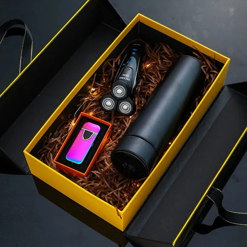 Men's High-end Business Gift Vacuum Cup Package Shaver - Bellarte Enchanté Men's High-end Business Gift Vacuum Cup Package Shaver