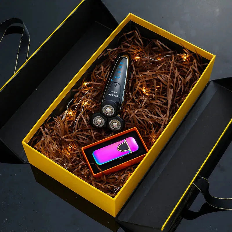 Men's High-end Business Gift Vacuum Cup Package Shaver - Bellarte Enchanté Men's High-end Business Gift Vacuum Cup Package Shaver