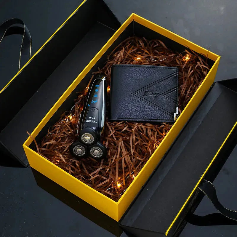 Men's High-end Business Gift Vacuum Cup Package Shaver - Bellarte Enchanté Men's High-end Business Gift Vacuum Cup Package Shaver