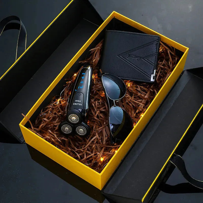 Men's High-end Business Gift Vacuum Cup Package Shaver - Bellarte Enchanté Men's High-end Business Gift Vacuum Cup Package Shaver