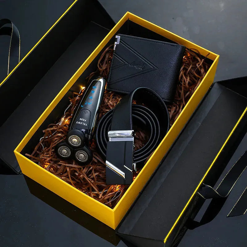 Men's High-end Business Gift Vacuum Cup Package Shaver - Bellarte Enchanté Men's High-end Business Gift Vacuum Cup Package Shaver