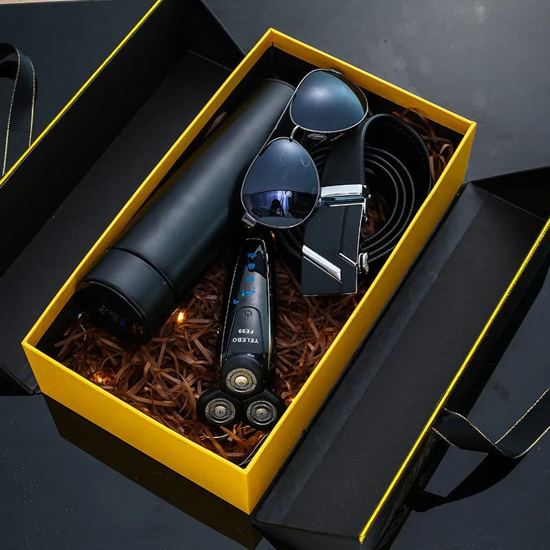 Men's High-end Business Gift Vacuum Cup Package Shaver - Bellarte Enchanté Men's High-end Business Gift Vacuum Cup Package Shaver